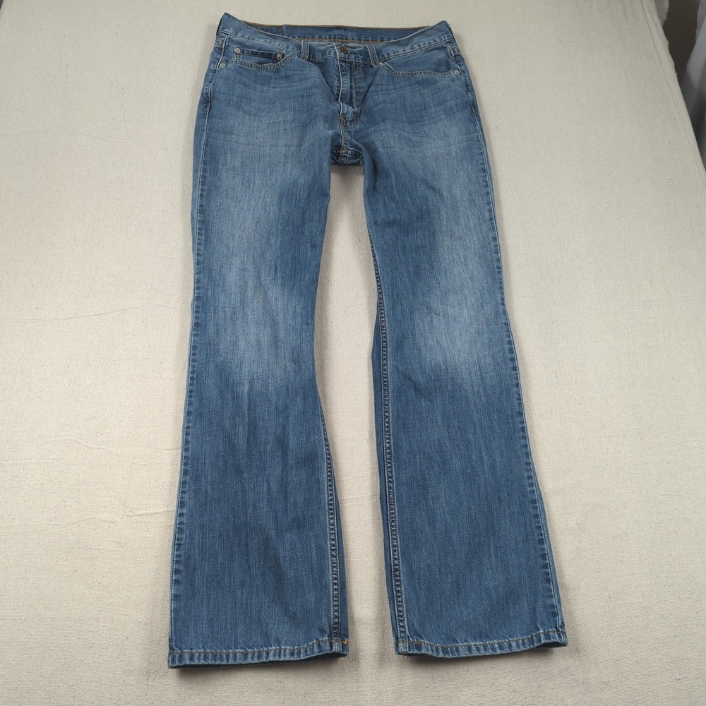 Levis Jeans Mens 33x32 Blue 527 Boot Cut Western American Cowboy